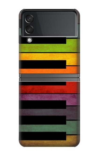 W3451 Colorful Piano Hard Case For Samsung Galaxy Z Flip 4