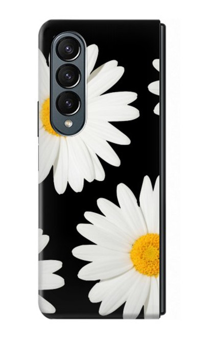 W2477 Daisy flower Hard Case For Samsung Galaxy Z Fold 4