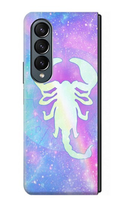 W3267 Zodiac Scorpio Hard Case For Samsung Galaxy Z Fold 4