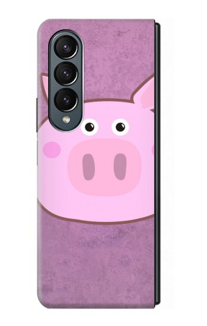 W3269 Pig Cartoon Hard Case For Samsung Galaxy Z Fold 4