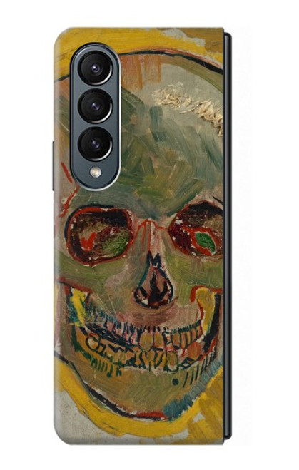 W3359 Vincent Van Gogh Skull Hard Case For Samsung Galaxy Z Fold 4