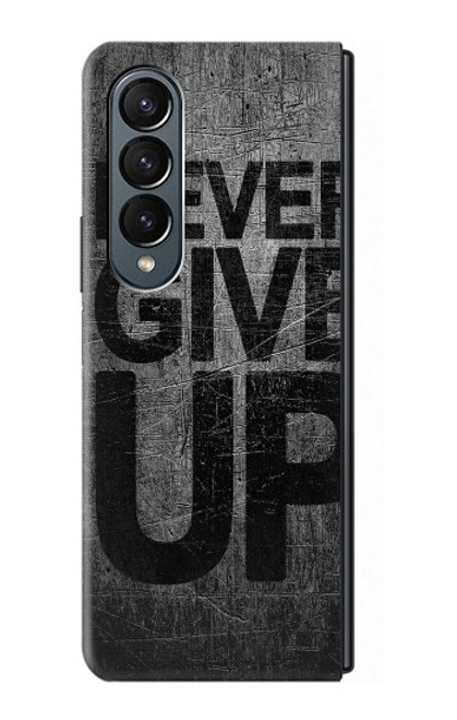 W3367 Never Give Up Hard Case For Samsung Galaxy Z Fold 4