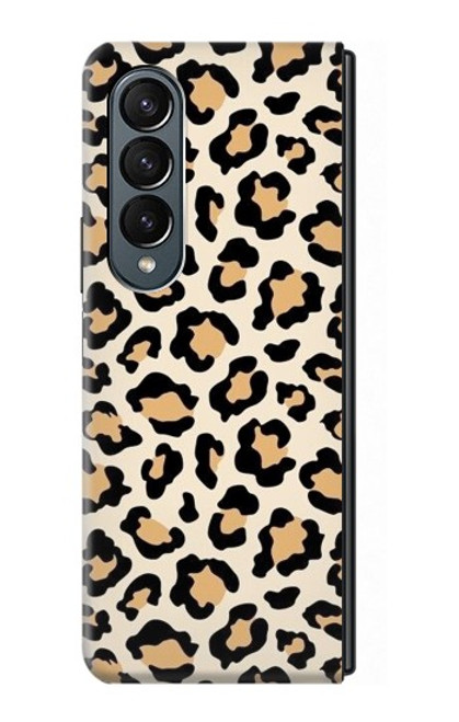 W3374 Fashionable Leopard Seamless Pattern Hard Case For Samsung Galaxy Z Fold 4