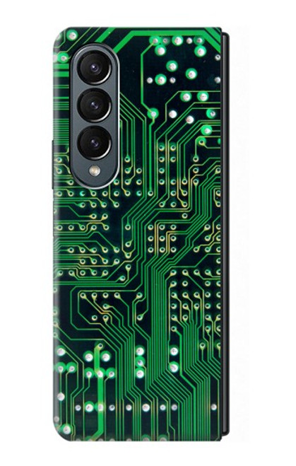 W3392 Electronics Board Circuit Graphic Hard Case For Samsung Galaxy Z Fold 4