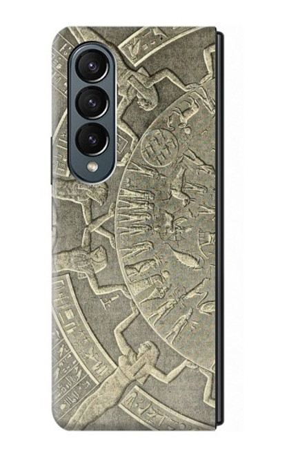 W3396 Dendera Zodiac Ancient Egypt Hard Case For Samsung Galaxy Z Fold 4