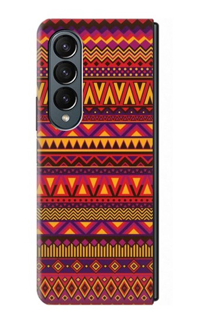 W3404 Aztecs Pattern Hard Case For Samsung Galaxy Z Fold 4