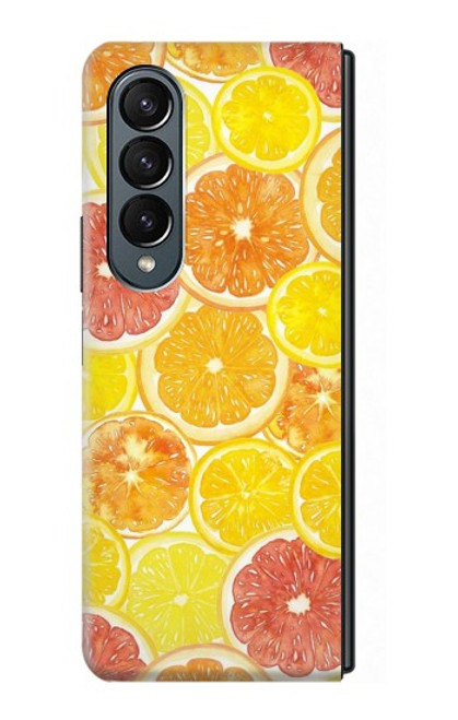 W3408 Lemon Hard Case For Samsung Galaxy Z Fold 4