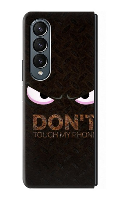 W3412 Do Not Touch My Phone Hard Case For Samsung Galaxy Z Fold 4