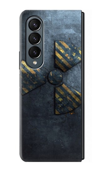 W3438 Danger Radioactive Hard Case For Samsung Galaxy Z Fold 4