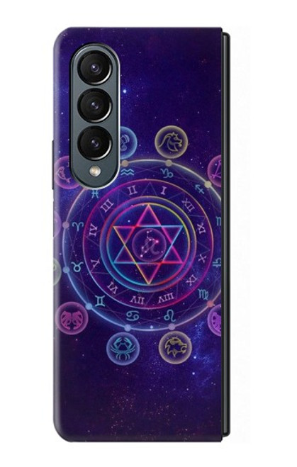 W3461 Zodiac Hard Case For Samsung Galaxy Z Fold 4