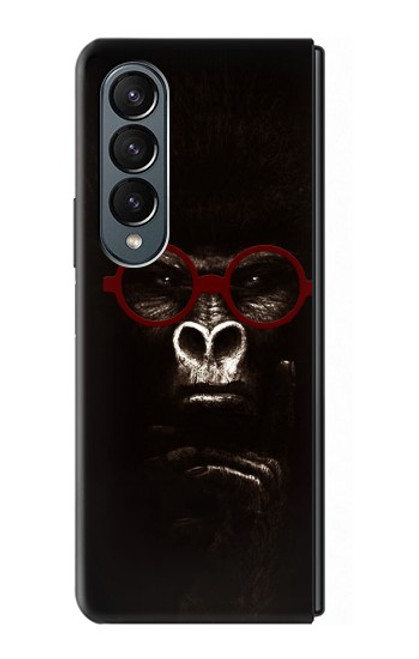 W3529 Thinking Gorilla Hard Case For Samsung Galaxy Z Fold 4