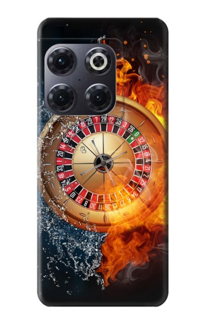 W2289 Roulette Casino Gamble Hard Case and Leather Flip Case For OnePlus 10T