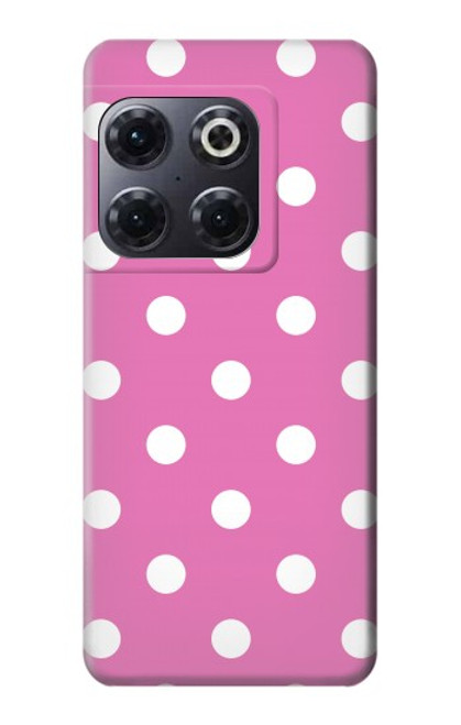 W2358 Pink Polka Dots Hard Case and Leather Flip Case For OnePlus 10T