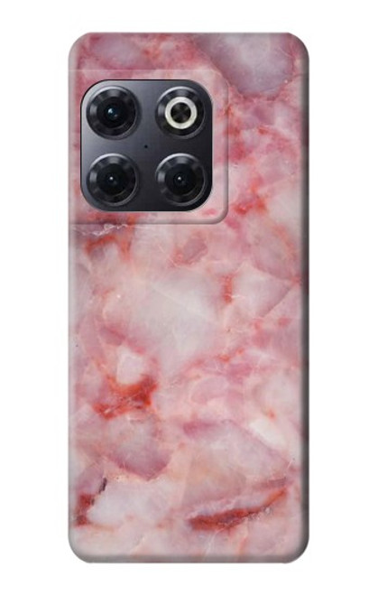 W2843 Pink Marble Texture Hard Case and Leather Flip Case For OnePlus 10T