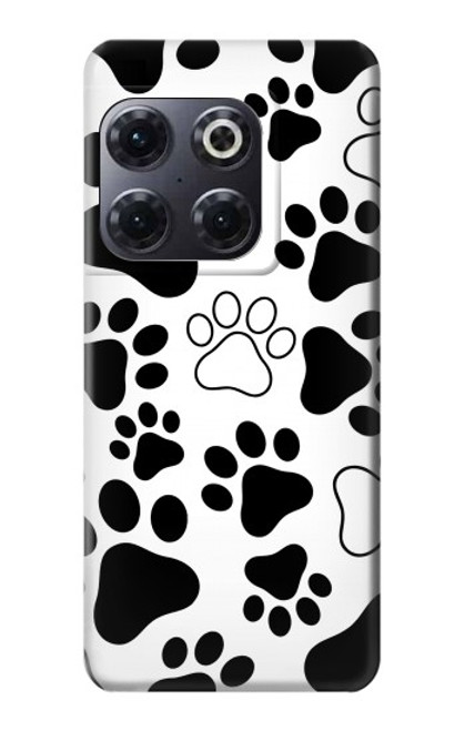 W2904 Dog Paw Prints Hard Case and Leather Flip Case For OnePlus 10T