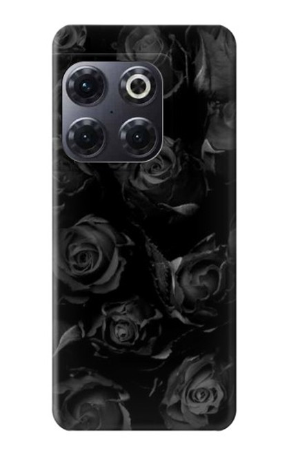 W3153 Black Roses Hard Case and Leather Flip Case For OnePlus 10T