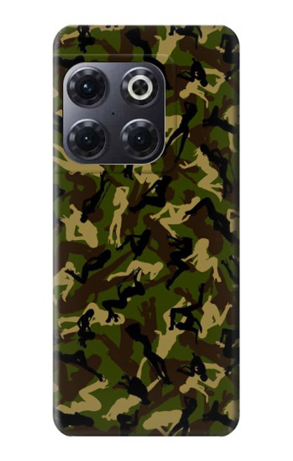 W3356 Sexy Girls Camo Camouflage Hard Case and Leather Flip Case For OnePlus 10T