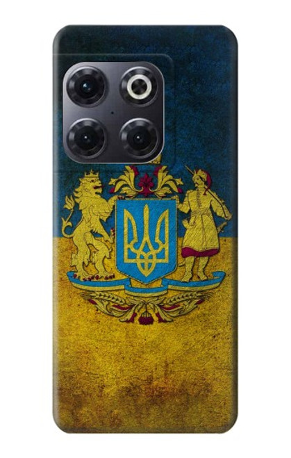 W3858 Ukraine Vintage Flag Hard Case and Leather Flip Case For OnePlus 10T