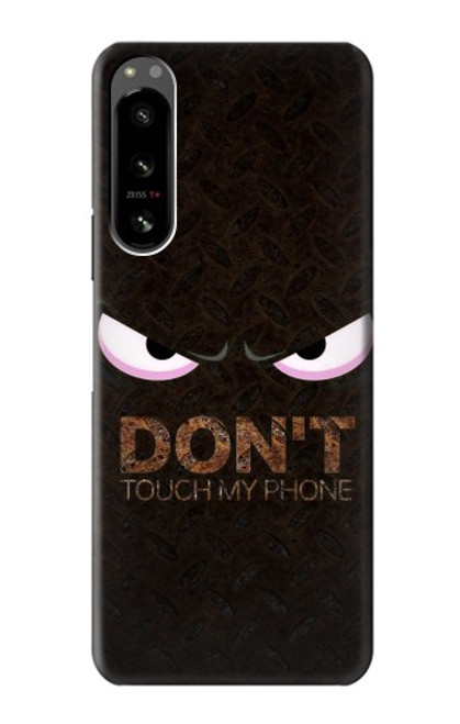 W3412 Do Not Touch My Phone Hard Case and Leather Flip Case For Sony Xperia 5 IV