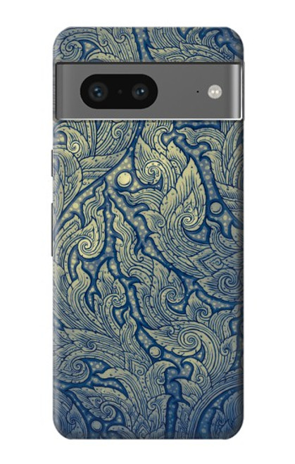 W0568 Thai Art Hard Case and Leather Flip Case For Google Pixel 7
