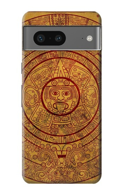 W0692 Mayan Calendar Hard Case and Leather Flip Case For Google Pixel 7