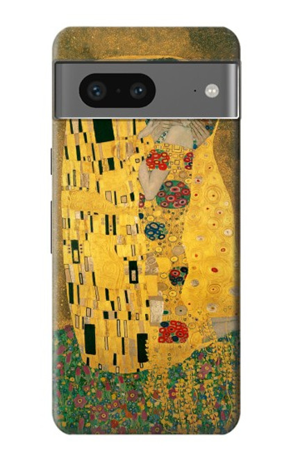 W2137 Gustav Klimt The Kiss Hard Case and Leather Flip Case For Google Pixel 7