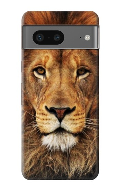 W2870 Lion King of Beasts Hard Case and Leather Flip Case For Google Pixel 7