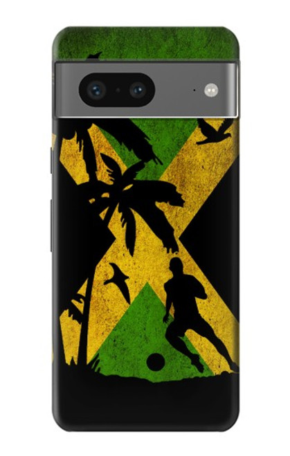 W2975 Jamaica Football Soccer Hard Case and Leather Flip Case For Google Pixel 7