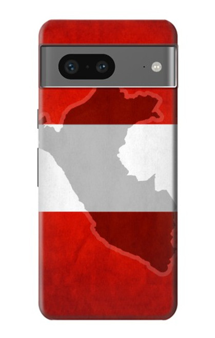 W3018 Peru Flag Hard Case and Leather Flip Case For Google Pixel 7