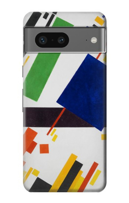 W3343 Kazimir Malevich Suprematist Composition Hard Case and Leather Flip Case For Google Pixel 7