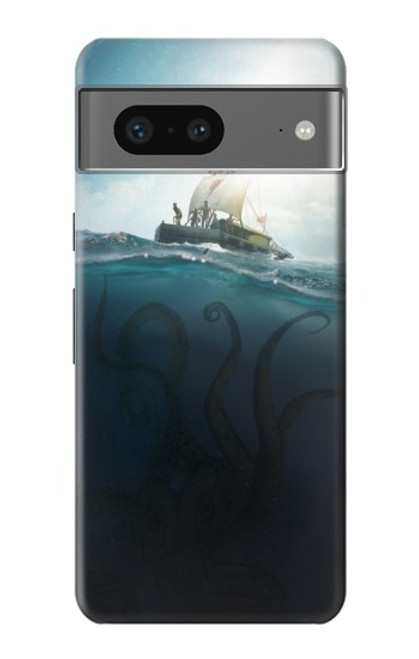 W3540 Giant Octopus Hard Case and Leather Flip Case For Google Pixel 7