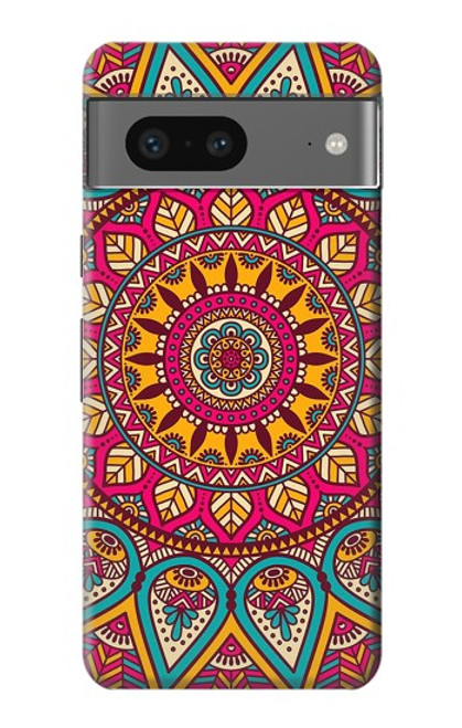 W3694 Hippie Art Pattern Hard Case and Leather Flip Case For Google Pixel 7