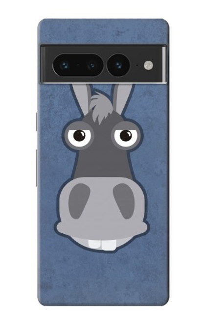 W3271 Donkey Cartoon Hard Case and Leather Flip Case For Google Pixel 7 Pro