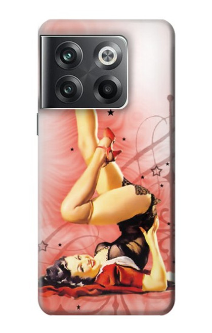 W1669 Pinup Girl Vintage Hard Case and Leather Flip Case For OnePlus Ace Pro