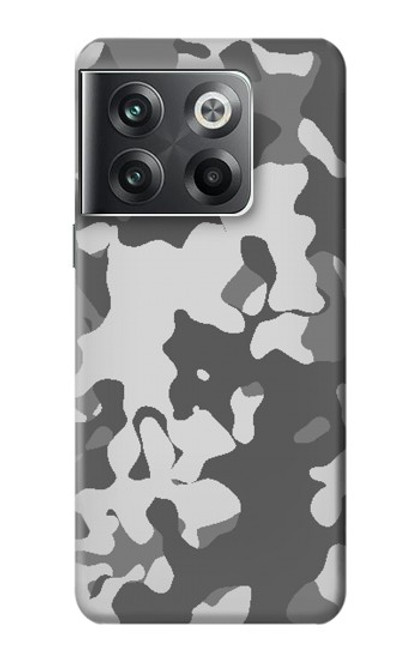 W2186 Gray Camo Camouflage Graphic Printed Hard Case and Leather Flip Case For OnePlus Ace Pro