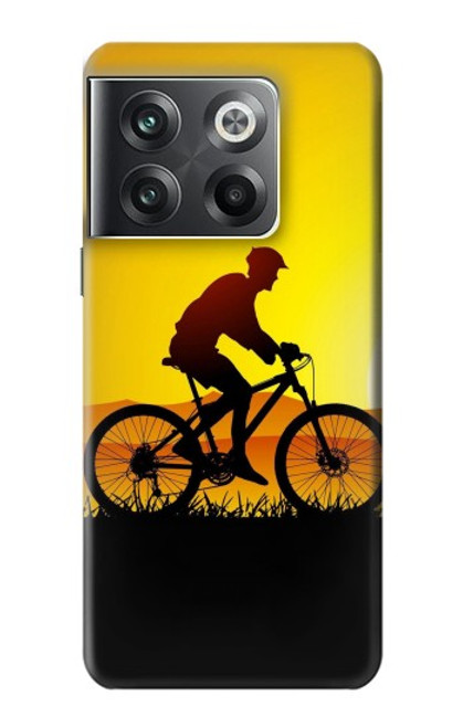 W2385 Bicycle Bike Sunset Hard Case and Leather Flip Case For OnePlus Ace Pro