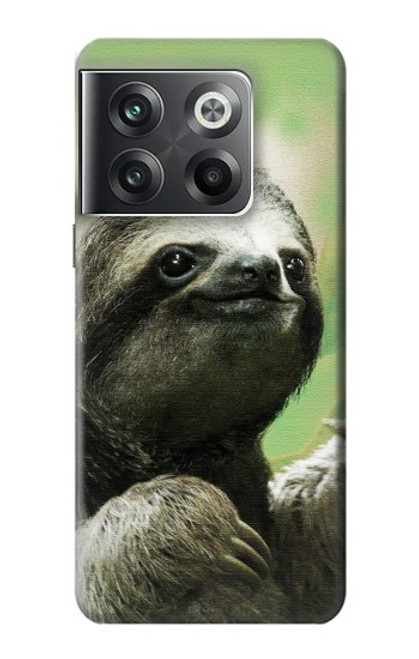 W2708 Smiling Sloth Hard Case and Leather Flip Case For OnePlus Ace Pro