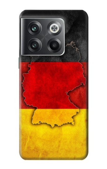 W2935 Germany Flag Map Hard Case and Leather Flip Case For OnePlus Ace Pro