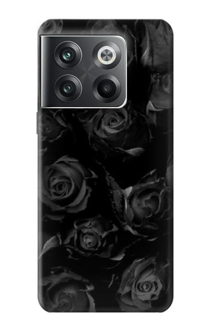 W3153 Black Roses Hard Case and Leather Flip Case For OnePlus Ace Pro