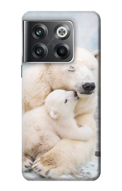 W3373 Polar Bear Hug Family Hard Case and Leather Flip Case For OnePlus Ace Pro