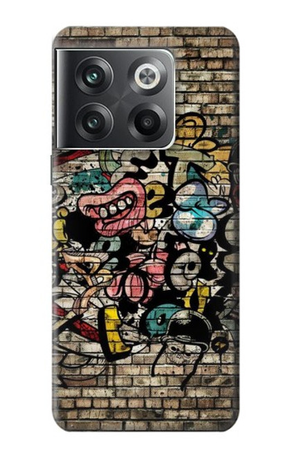 W3394 Graffiti Wall Hard Case and Leather Flip Case For OnePlus Ace Pro