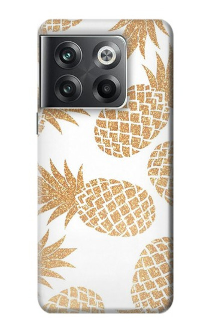 W3718 Seamless Pineapple Hard Case and Leather Flip Case For OnePlus Ace Pro