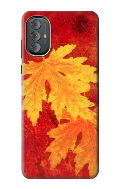 W0479 Maple Leaf Hard Case and Leather Flip Case For Motorola Moto G Power 2022, G Play 2023
