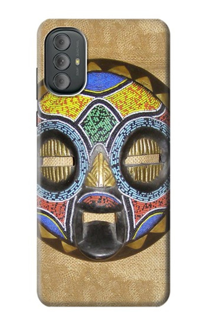 W0965 African Baluba Mask Hard Case and Leather Flip Case For Motorola Moto G Power 2022, G Play 2023