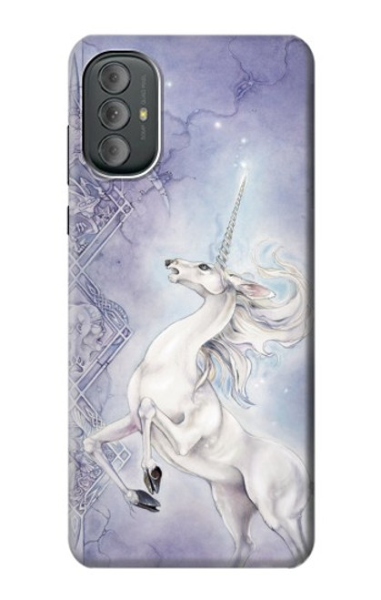 W1134 White Horse Unicorn Hard Case and Leather Flip Case For Motorola Moto G Power 2022, G Play 2023