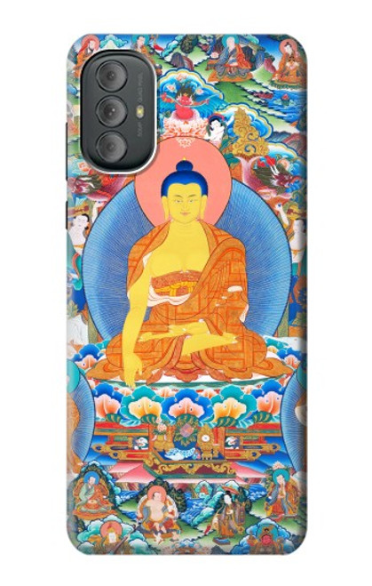 W1256 Buddha Paint Hard Case and Leather Flip Case For Motorola Moto G Power 2022, G Play 2023