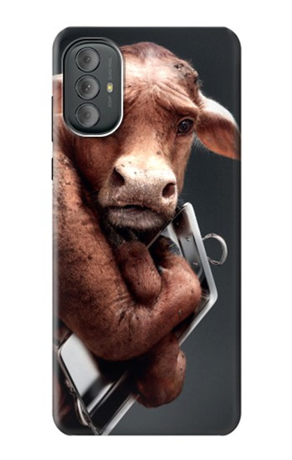 W1271 Crazy Cow Hard Case and Leather Flip Case For Motorola Moto G Power 2022, G Play 2023