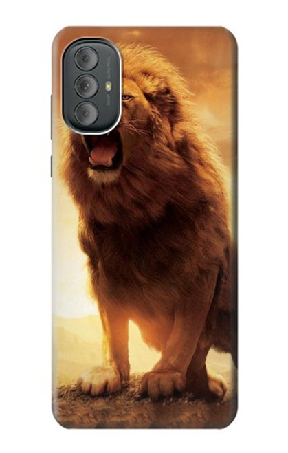 W1957 Lion Aslan Hard Case and Leather Flip Case For Motorola Moto G Power 2022, G Play 2023