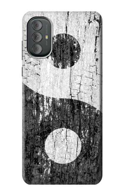 W2489 Yin Yang Wood Graphic Printed Hard Case and Leather Flip Case For Motorola Moto G Power 2022, G Play 2023