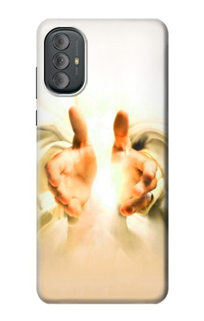 W2546 Hand of God Heaven Hard Case and Leather Flip Case For Motorola Moto G Power 2022, G Play 2023